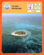 La Mer Territoriale Ilot Corallien Près De Haïti Traités Fiche Illustrée Cousteau  N° 1965 - Géographie