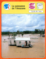 La Puissance De L'Amazone Cycle De L'eau Fiche Illustrée Cousteau N° 932 - Géographie
