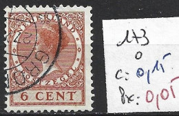 PAYS-BAS 173 Oblitéré Côte 0.15 € - Oblitérés