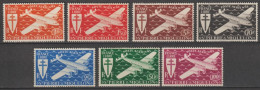 SPM - 1942 - SERIE DE LONDRES POSTE AERIENNE - YVERT N°A4/10 ** MNH - COTE = 17 EUR - Ungebraucht