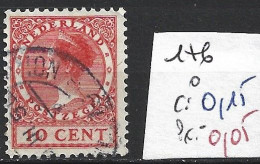 PAYS-BAS 176 Oblitéré Côte 0.15 € - Used Stamps
