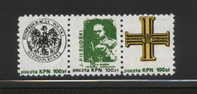 POLAND SOLIDARNOSC KPN 1989 70TH ANNIV OF INDEPENDENCE STRIP OF 3 (SOLID0661/0492) - Vignettes Solidarnosc