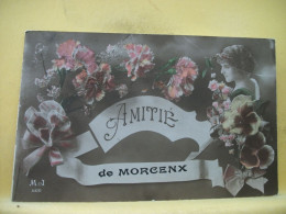 40 2487 VUE INCONNUE SUR DELCAMPE. CPA 1915 - 40 AMITIE DE MORCENX - ANIMATION. - Morcenx