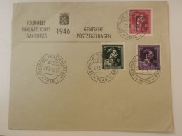 FDC, Journées Philatéliques Gantoises 1946 - ....-1951