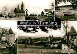 73162428 Wemding Marktplatz Wallfahrtskirche Lohweiler Baronturm Heubachturm Wem - Wemding