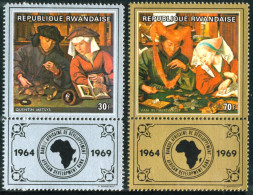 PI2/VAR2  Ruanda Rwanda Nº 309/10  1969  MNH - Otros & Sin Clasificación