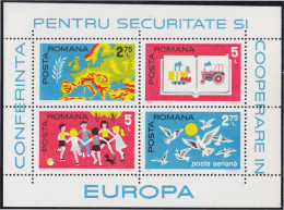 Rumanía HB 121 1975 Conferencia De Helsinki MNH - Other & Unclassified