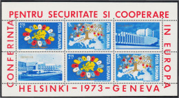 Rumanía HB 109 1973 Conferencia Por La Seguridad Y La Cooperación En Europa MN - Altri & Non Classificati