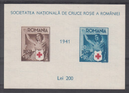 Rumania - 7 1941 CRUZ ROJA RED CROS Nueva, Sin Goma - Otros & Sin Clasificación