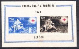 Rumania - 10 1943 CRUZ ROJA RED CROSS Neuva, Sin Goma - Otros & Sin Clasificación