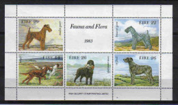 Ireland 1983 Dogs S/S Y.T. BF 4 ** - Blocks & Kleinbögen