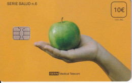 ISN-375 TARJETA DE ESPAÑA DE ISERN DE LA SERIE SALUD Nº6 (MANZANA-APPLE) - Alimentation