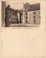 Ansichtskarte Torgau Schloss Hartenfels Neptunfigur Brunnen 1916 - Torgau