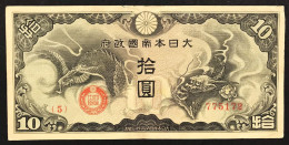 JAPAN Giappone 10 Yen 1940 Occupazione In Cina Pick#m19a LOTTO 655 - Japan