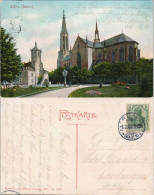 Ansichtskarte Bühl (Baden) Color Ansicht Partie An Der Kirche 1907 - Bühl