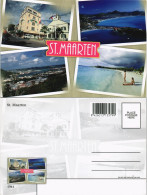 Sint Maarten ST. MAARTEN Antillen Karibik Insel Multi-View-Postcard 2000 - Saint-Martin