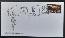 USA FDC 1989  FOOTBALL FUSSBALL SOCCER CALCIO VOETBAL FOOT FUTEBOL FUTBOL - Cartas & Documentos