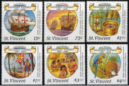 COL  San Vicente Saint Vincent  Nº 1036/41 HB 41   1987   MNH - St.Vincent (1979-...)