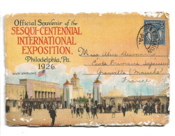 CARTE  Official Souvenir Of The SESQUI-CENTENNIAL INTERNATIONAL  Philadelphia 1926   (767) - Philadelphia