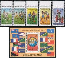 DEP1  Salomón 427/31 + HB 9  1981   MNH - Solomon Islands (1978-...)