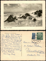 Ansichtskarte Langeoog Dünen Und Strand 1955 - Langeoog