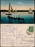 Ansichtskarte Spandau-Berlin Segler Und Ruderer Auf Dem Stößensee 1925 - Spandau