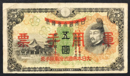 JAPAN Giappone 5 Yen 1938 X 2 Tipi Diversi LOTTO 661 - Japón