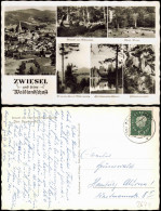 Ansichtskarte Zwiesel Mehrbild-AK Mit Orts- Und Umland-Ansichten 1960 - Zwiesel