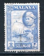 SELANGOR- Y&T N°73- Oblitéré - Selangor