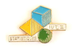 Pin's STATISTIQUES IUT II - Formes Géométriques - N186 - Administración