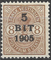 DANISH WEST INDIA..1905..Michel # 40...MLH. - Denmark (West Indies)