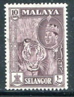 SELANGOR- Y&T N°84- Oblitéré - Selangor