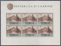 San Marino HB 7 1951 Correo Áereo MH - Andere & Zonder Classificatie