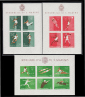 San Marino HB 8/10 1960 Juegos Olímpicos De Roma MNH - Otros & Sin Clasificación