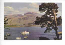 FORT WILLIAM AND BEN NEVIS FROM ACROSS LOCH LINNHE. . - Inverness-shire