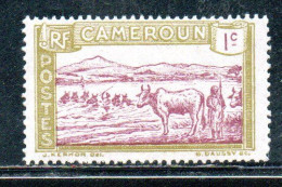 CAMEROUN CAMERUN 1925 1928 HERDER AND CATTLE CROSSING SANAGA RIVER 1c MNH - Neufs