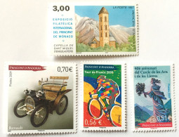 Andorre Vrac Neuf**  : 496 674 677 678 - Unused Stamps