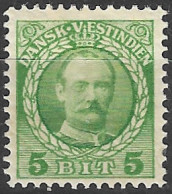 DANISH WEST INDIA..1907..Michel # 41...MH. - Denmark (West Indies)