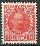 DANISH WEST INDIA..1907..Michel # 42...MH. - Denmark (West Indies)