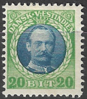 DANISH WEST INDIA..1907..Michel # 44...MLH. - Danemark (Antilles)