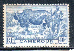 CAMEROUN CAMERUN 1954 ZEBU AND HEDER 40c MH - Neufs