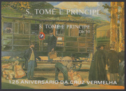 Santo Tomás Y Príncipe HB 63A 1988 125º Aniv. Cruz Roja Red Cross MNH - Sao Tome Et Principe