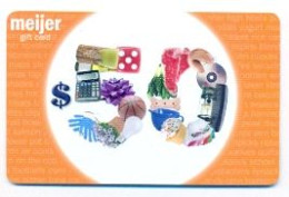 Meijer  U.S.A. Carte Cadeau Pour Collection, Sans Valeur, # Meijer-19 - Cartes De Fidélité Et Cadeau