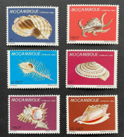 MOZAMBIQUE - 1980 - NEUF**/MNH - Série Complète Mi 779 /784 - YT 773 /778 - COQUILLAGES SHELLS - Mozambique