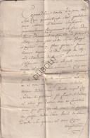 Manuscrit 1787 Fontaine-l'Évêque - Famille Mazy , Avec Sceau   (V2999) - Manuskripte