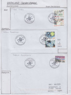 Greenland Sonderstempel 2008 6 Covers (GD179) - Stations Scientifiques & Stations Dérivantes Arctiques