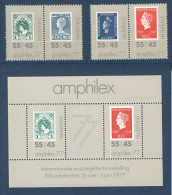 Nederland, Pays Bas, **, Yv 1072 à 1075 , BF 16, Mi 1101 à 1104, BL 16, SG 1273 à  1276, MS 1277, Amphilex, - Ongebruikt