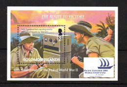 Solomon Islands 2005 Block The End Of World War II Postfrisch - Solomon Islands (1978-...)