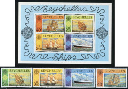 BA1  Seychelles 466/69 + HB 16 MNH - Seychellen (1976-...)