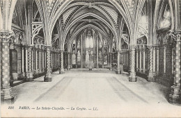 CPA PARIS - LA SAINTE CHAPELLE - LA CRYPTE ***ETAT NEUF*** - Iglesias